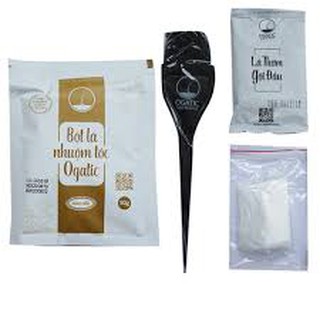 Bột lá nhuộm tóc OGATIC - Màu nâu
