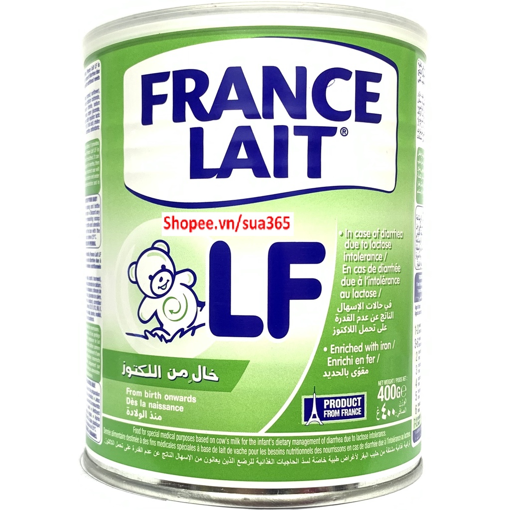 Sữa France Lait LF_400g - Dành Cho Trẻ Tiêu Chảy, Không Dung Nạp Lactose, Rối Loạn Tiêu Hóa- Nhập Từ pháp -Date mới nhất