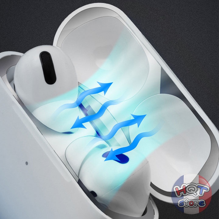 Miếng dán kim loại chống trầy chống bẩn cho tai nghe Air. Pro