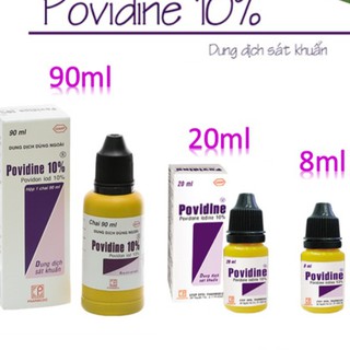 Dung dịch sát khuẩn POVIDINE 10% Pharmedic [povidine, betadine, betadin]
