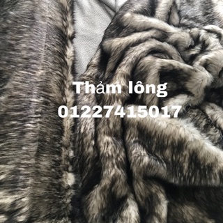 Thảm lông chụp ảnh - Xám chuột đậm
