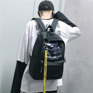 Balo thời trang white off