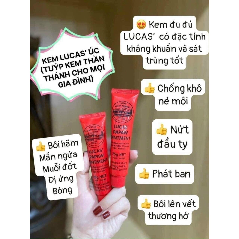 Kem đa năng Lucas Papaw 25g của Úc