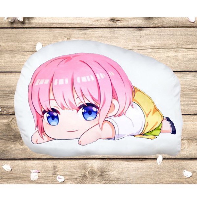 Gấu bông nakano miku 25-50cm 2 mặt ảnh/ Gối ôm Yuji miku