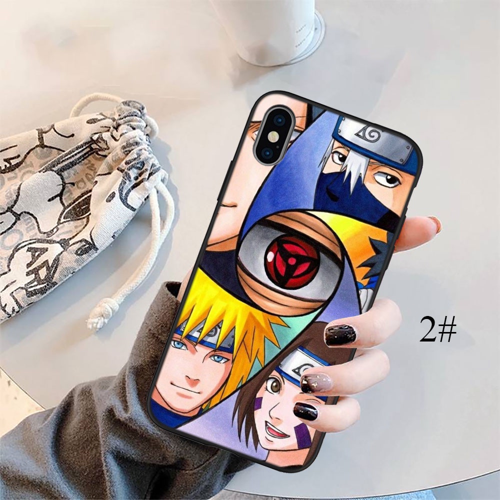 Ốp Điện Thoại Họa Tiết Naruto Cho iPhone 13 12 Pro Max Mini XS Max X AE40