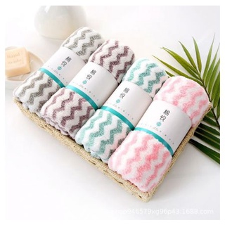 KHĂN LAU MẶT LÔNG CỪU 30x50CM [KHĂN LAU MẶT] KHĂN LAU MẶT LÔNG CỪU VÂN KẺ SỌC