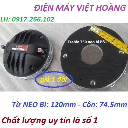 2 CHIẾC CỦ KÈN 750 NEO BI NHẬP KHẨU CÔN DẸT - LOA TREBLE 750