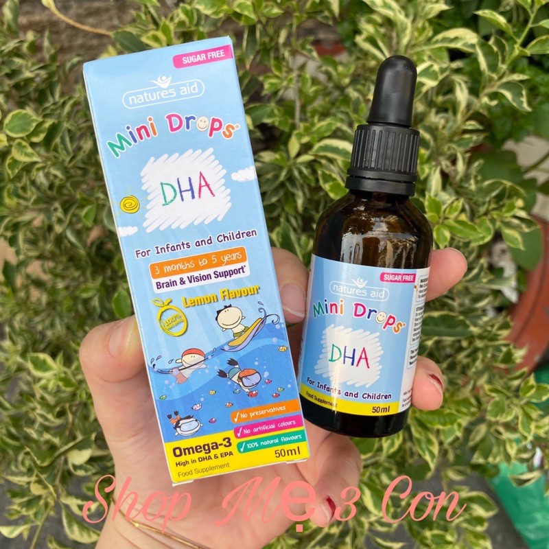  Hộp DHA giọt Uk vị chanh