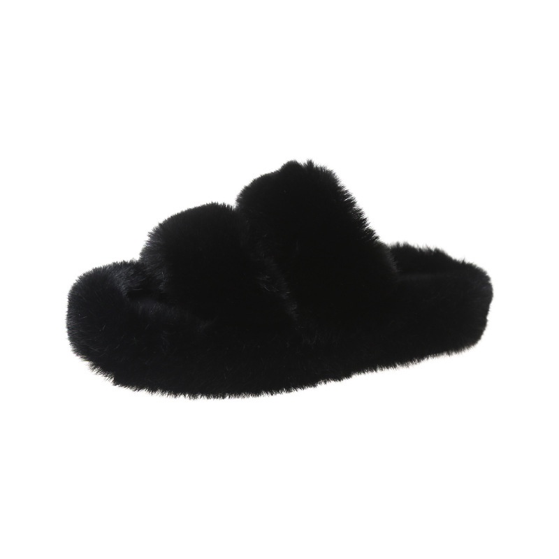 Dép bông đi trong nhà AYUER đế dày chống trượt thiết kế mới thời trang theo phong cách Hàn Quốc size 35-4
