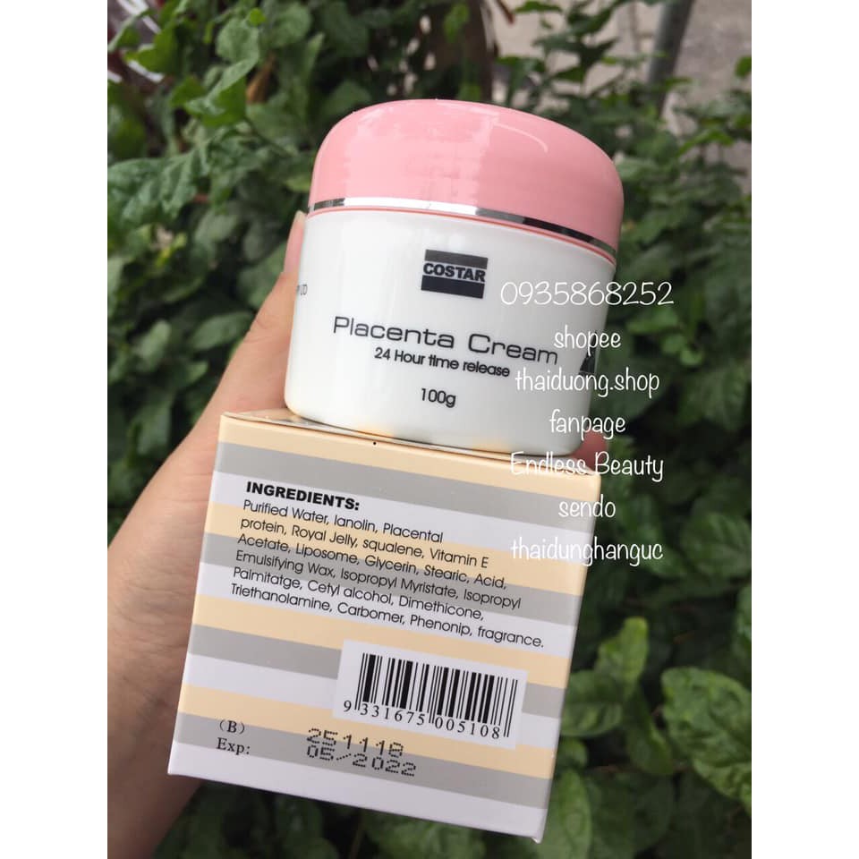 KEM NHAU THAI CỪU COSTAR PLACENTA CREAM 100G