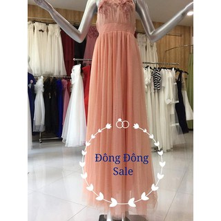 Đầm dự tiệc hồng cam