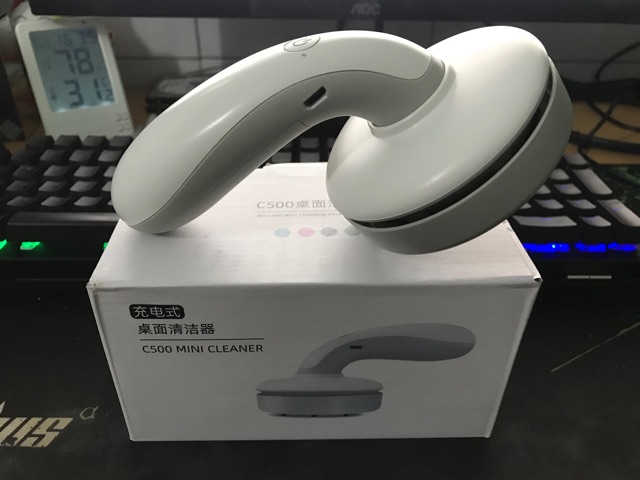 Máy hút bụi mini cầm tay không dây dùng vệ sinh bàn làm việc, máy tính sạc pin usb công suất 110w