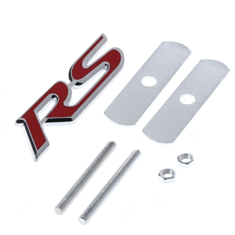 Decal Kim Loại Chữ RS Dán Trang Trí Xe Hơi Cruze Kia Sportage for