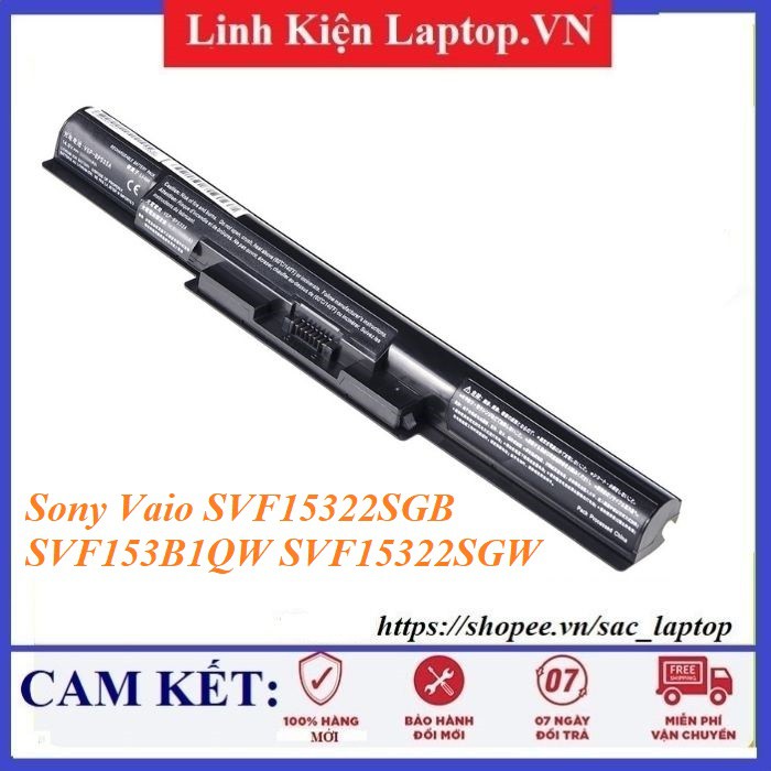 ⚡Pin laptop Sony Vaio SVF15322SGB SVF153B1QW SVF15322SGW
