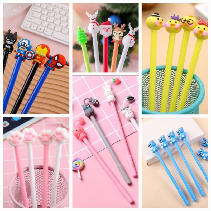 Bút mực cute gel nước đen giá rẻ ShopMaeum610 BMN002