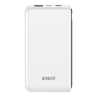 Pin sạc dự phòng Robot RT180 10.000mah chính hãng bảo hành 12 tháng Cực rẻ