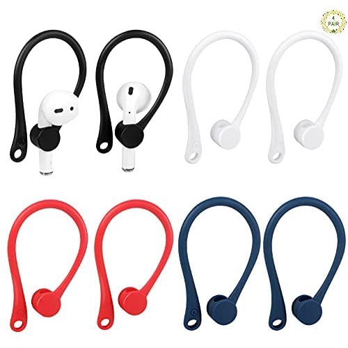 Bộ 4 Móc Tai Nghe Bluetooth Không Dây Bằng Silicone Có Lỗ Đeo Tai Chống Thất Lạc 4 Màu Lựa Chọn