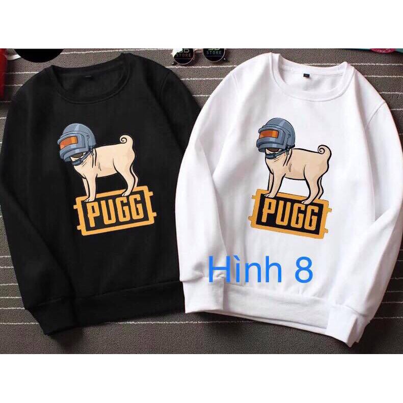 ÁO NỈ CỔ TRÒN IN HÌNH VÀ CHỮ PUBG | BigBuy360 - bigbuy360.vn