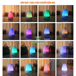 [GIẢM 100K nhập LORG100K] (TẶNG 2 CHAI TINH DẦU SẢ + CAM) Combo máy khuếch tán tinh dầu led 7 màu FX2012