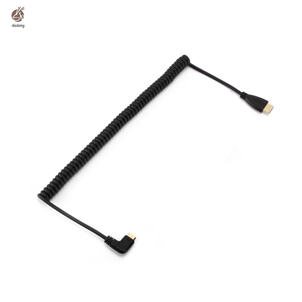 Dây cáp kết nối HDMI mini 1080P với đầu cắm bẻ góc vuông