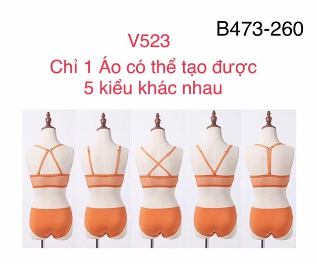 Bộ đồ lót đúc cài trước cao cấp siêu nâng ngực.