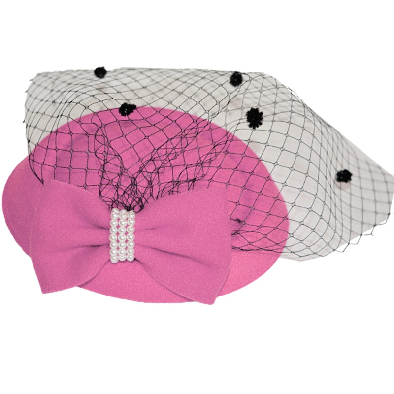 ✿ Kẹp Tóc Trang Trí Hình Nón Lưới Tinh Tế Cho Nữ