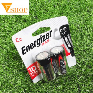 Combo 5 Vỉ Pin Trung C LR14 Energizer Alkaline ( 1 vỉ 2 viên )