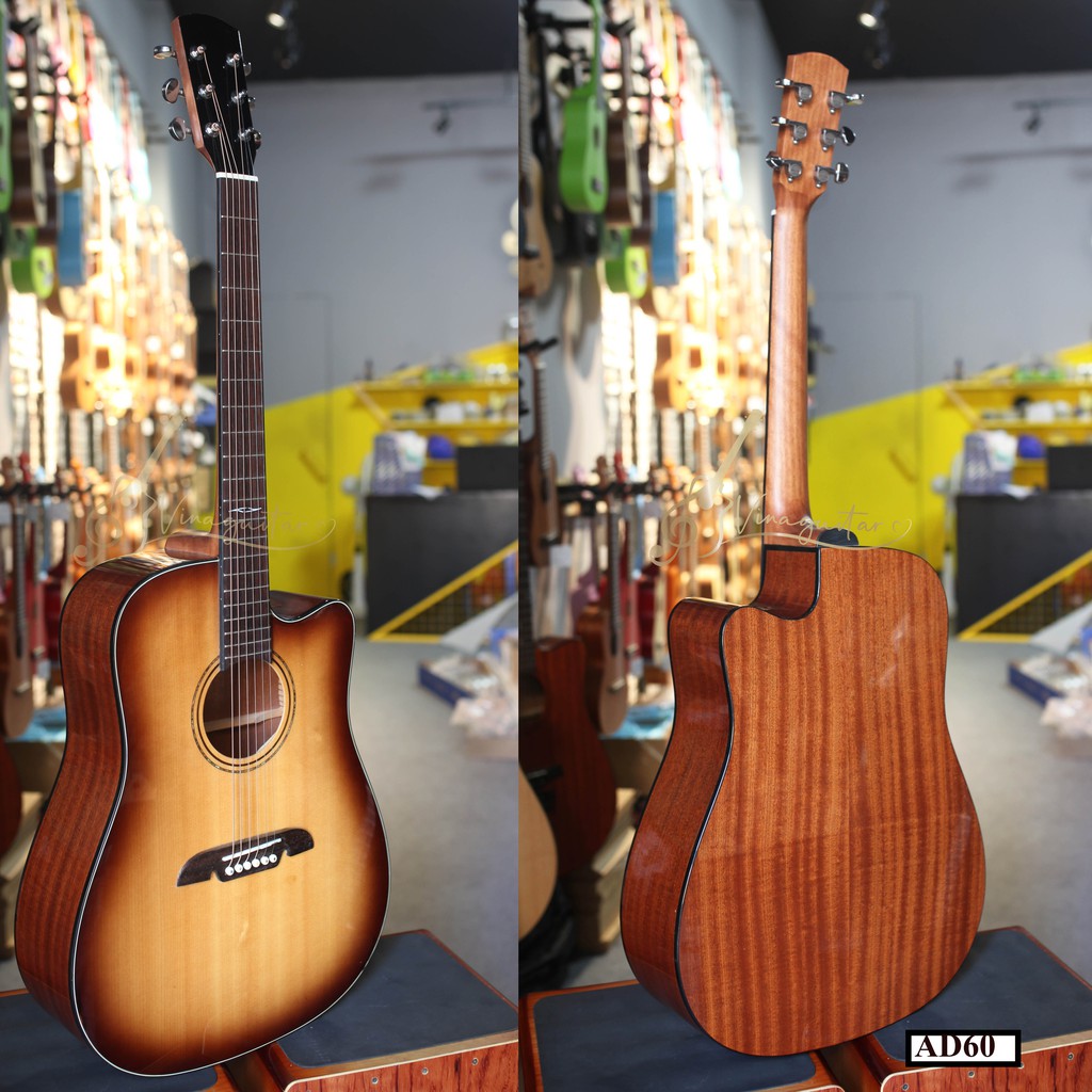 Đàn Guitar Acoustic Alvarez AD60 - Vinaguitar Phân Phối Chính Hãng