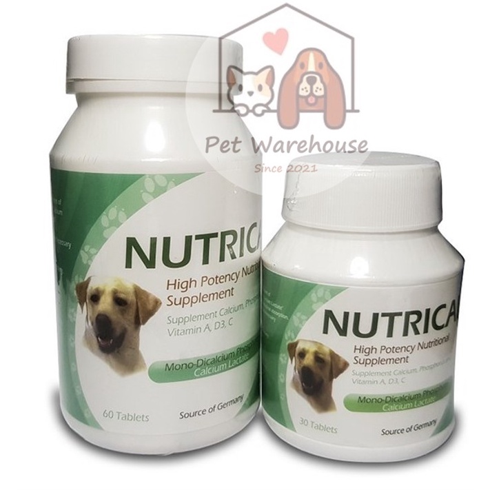 Viên Nutrical - Bổ sung Canxi & Phospho cho chó mèo