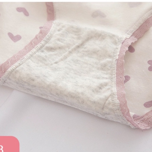 Quần Lót Cotton Màu Nhẹ Nhàng - Quần Lót Nữ Cạp Vừa, Mềm Mịn AMYBRA L110