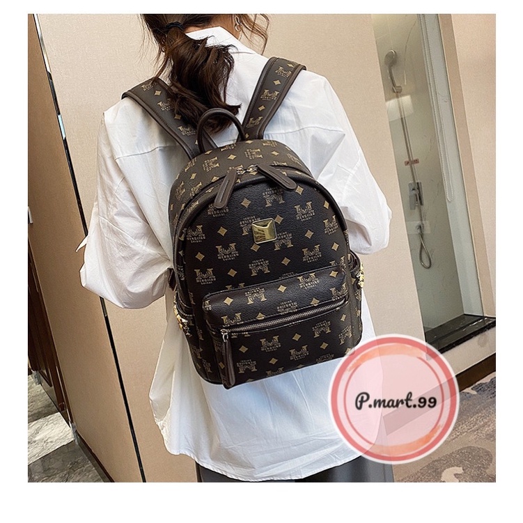 Balo Mengjiao Shidai màu Nâu chính hãng HongKong