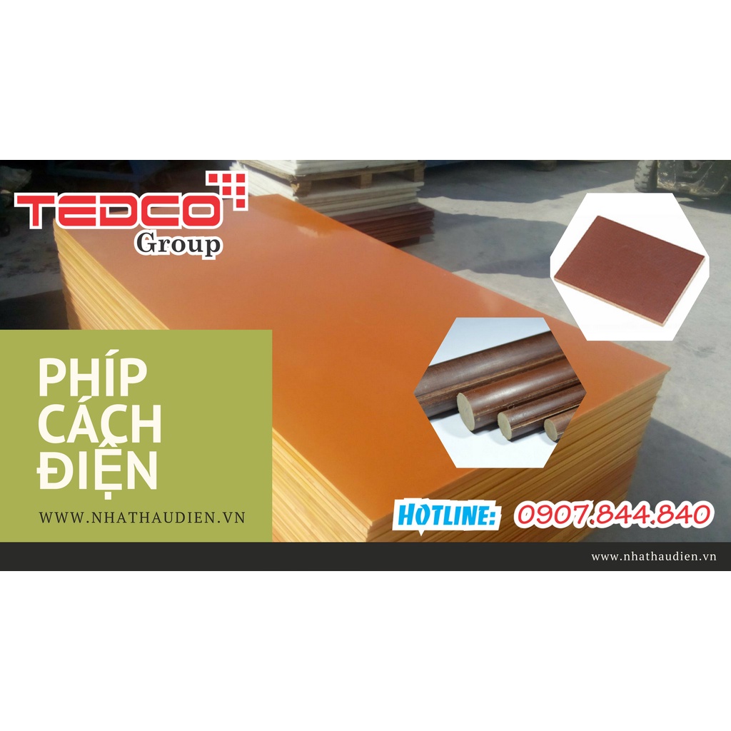 Phíp Cách Điện Nâu Nguyên Tấm Dài 1m x 2m dày 3mm - 20mm