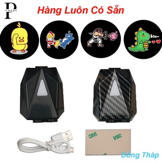 Đèn laser chiếu hình động không dây gắn cửa ô tô, xe máy