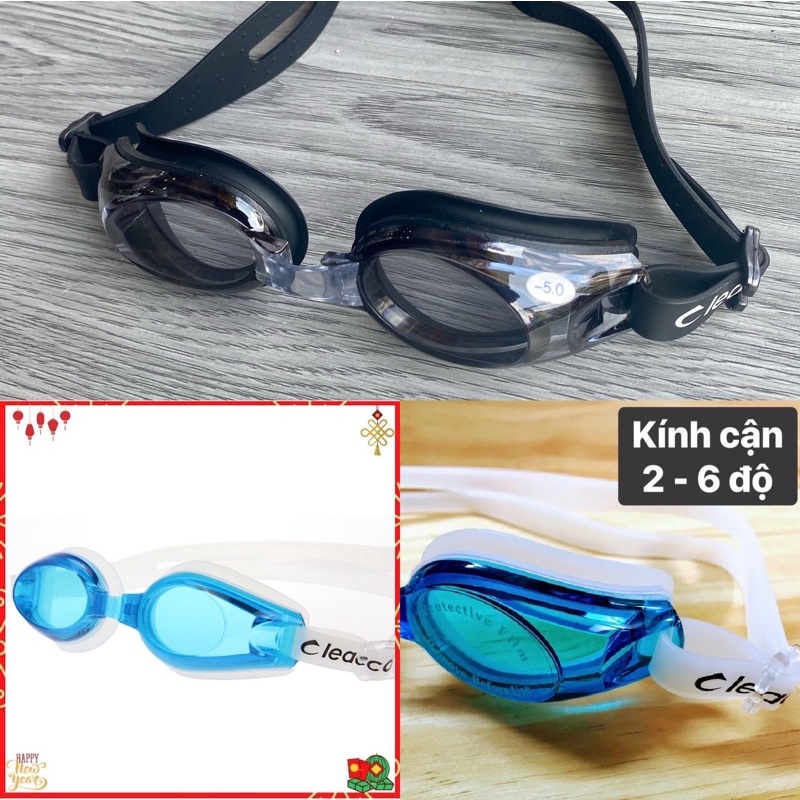 Kính bơi độ nam nữ từ 2 - 6 độ cao cấp - kèm hộp đựng