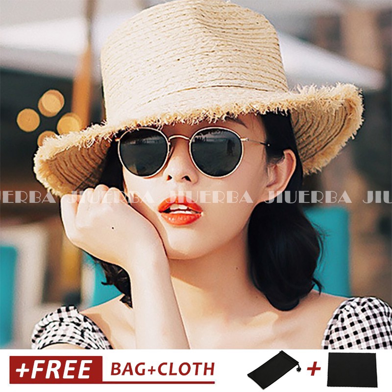 Mắt kính Hàn Quốc phong cách retro gọng kim loại thời trang