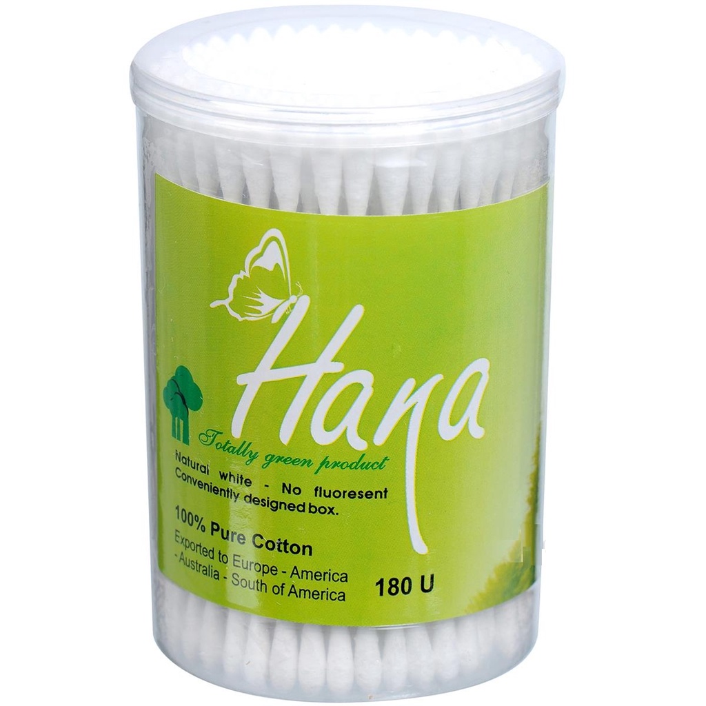 Tăm bông ngoáy tai Hana cao cấp cho người lớn và trẻ em