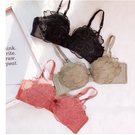 Hot- Bộ đồ lót su ren cánh hoa siêu nâng ngực loại đẹp