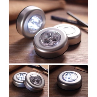 Bóng đèn 3 led dán tường dùng pin Aaa