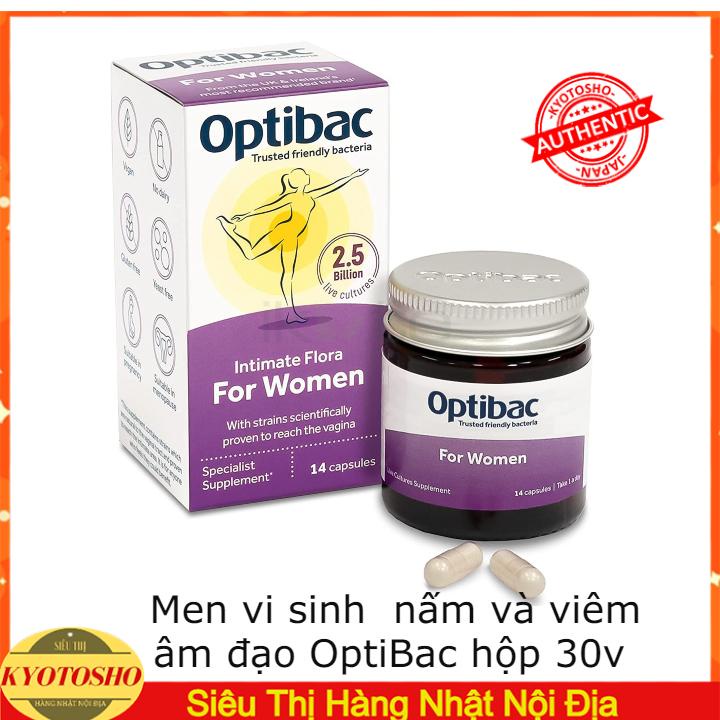 Men Vi Sinh Optibac Tím chính hãng cho phụ nữ