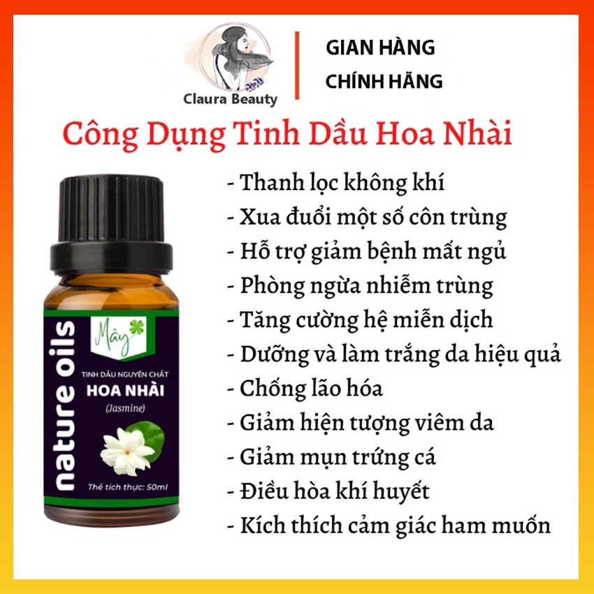 [HCM] Tinh Dầu Thiên Nhien, Nguyên Chất 100%, Tinh Dầu Xông Phòng, Tinh Dầu Đuổi Muỗi, Tinh Dầu Thư Giãn CLAURA BEAUTY