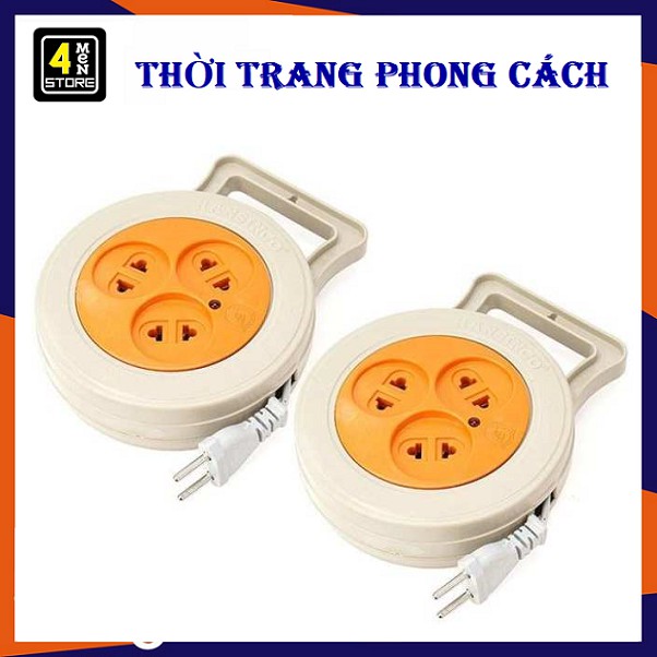 Ổ cắm điện tròn 3 lỗ Đa Năng - Dây Dài 5m