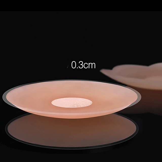 5 Đôi Miếng dán ngực silicon hộp sắt (5 đôi)