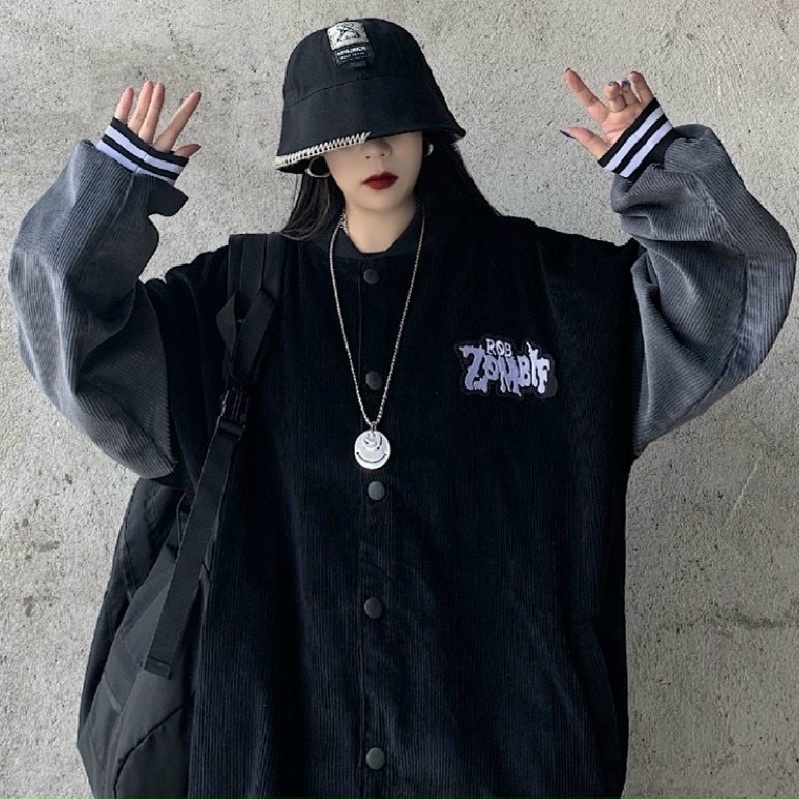 Áo khoác bomber Unisex form chất, chất nhung tăm mềm đẹp dành cho nữ nam Mzombie- AN STORE
