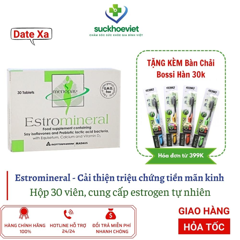 [GIÁ GỐC] Estromineral cải thiện chứng tiền mãn kinh hộp 30 viên