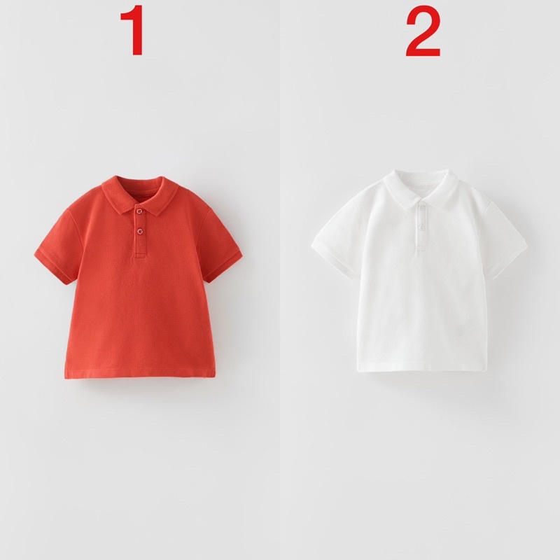 Áo polo bé trai zara