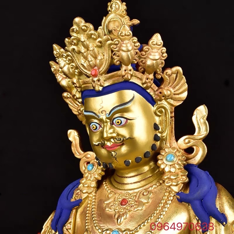 TƯỢNG ĐỒNG HOÀNG THẦN TÀI 22CM ĐÀI LOAN .