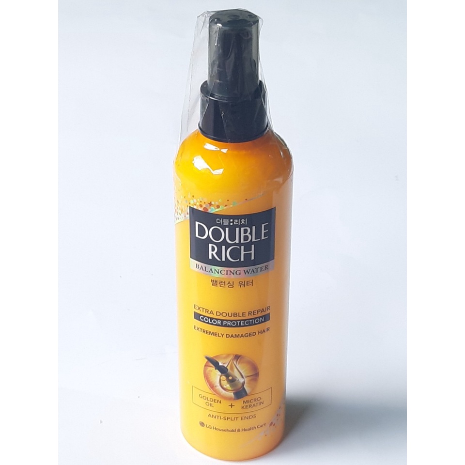 [120ml] Xịt dưỡng tóc phục hồi tóc hư tổn Double Rich Balancing Water Revitalize Nutrition chăm sóc tóc hư tổn ( hồng)