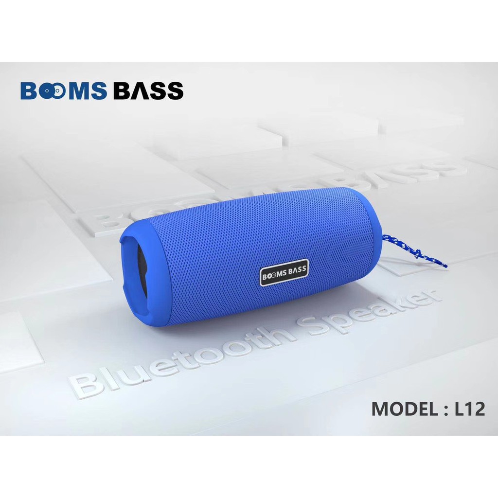 Loa Bluetooth 5.0 BOMBASS L12, Loa không dây đa năng âm bass đỉnh hỗ trợ usb và khe cắm thẻ nhớ