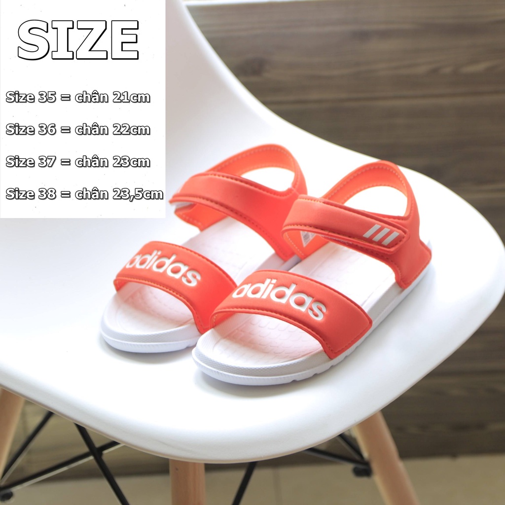 giày sandal nữ quai hậu adidas đế bằng siêu nhẹ