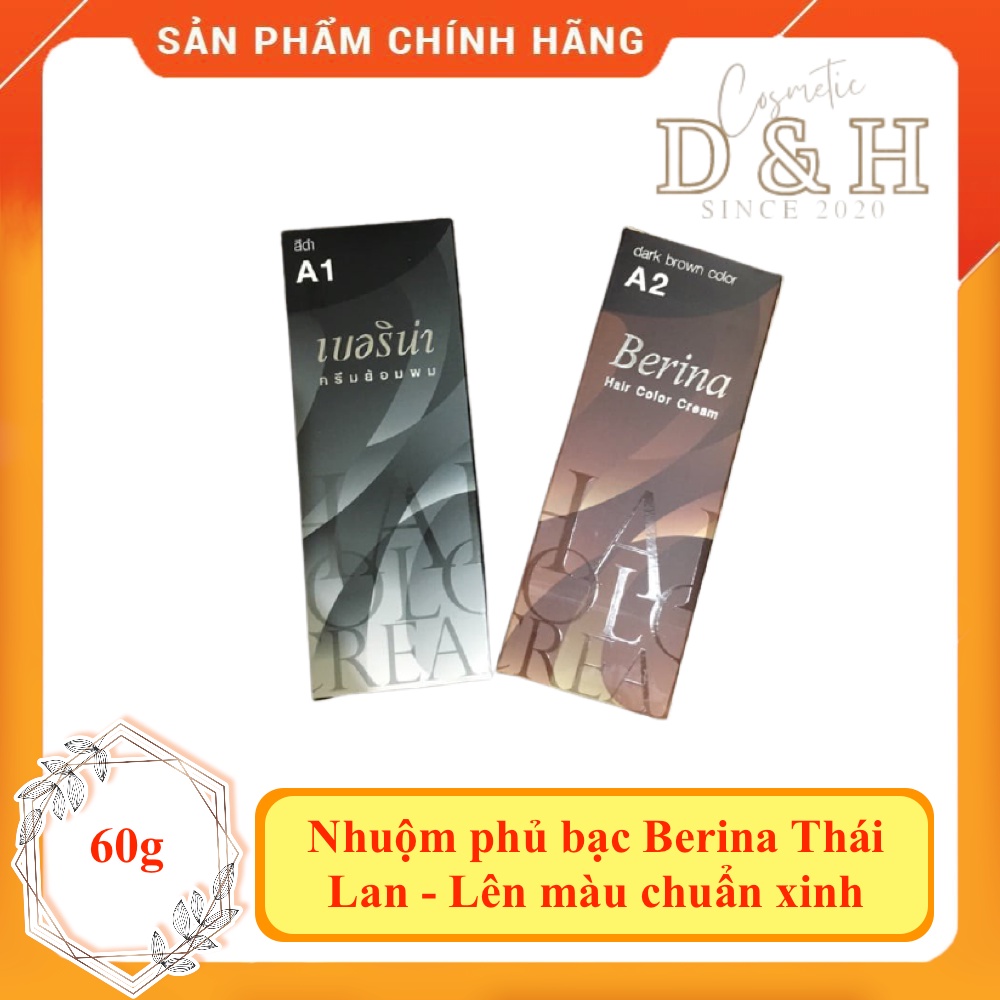 Nhuộm phủ bạc Berina Thái Lan - Lên màu chuẩn xinh